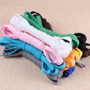 Colorful Gold and Silver Flat Shoelaces