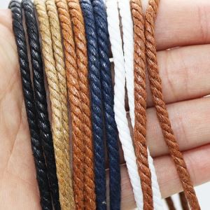 Twisted Oxford Waxed Laces